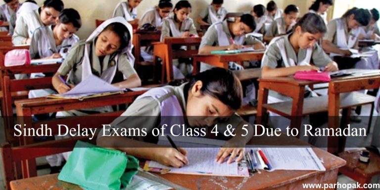 Sindh Education Department Delays Class 4 and 5 Annual Exams Due to Ramadan